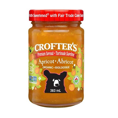 Crofter's Organic Apricot Premium Spread 383mL - YesWellness.com