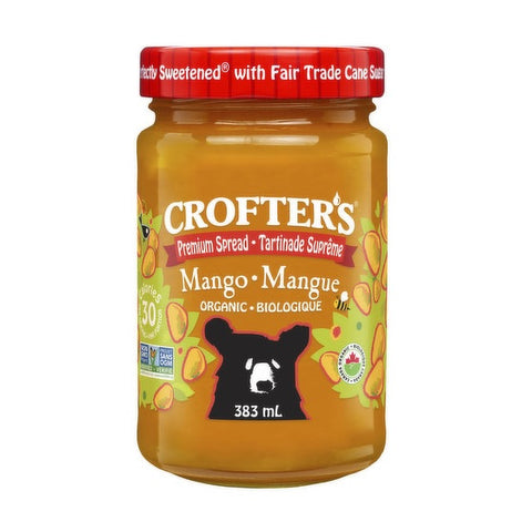 Crofter's Organic Mango Premium Spread 383mL - YesWellness.com