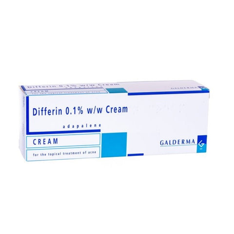 Differin 0.1% Cream 60g - YesWellness.com