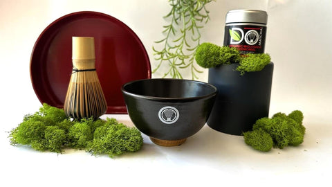 DoMatcha Ceremonial Matcha Bowl Branded Black