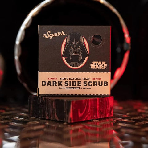 Dr. Squatch Men's Natural Soap Star Wars Dark Side Scrub Soap 141g