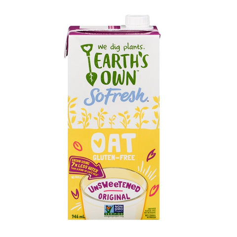 Earth's Own Oat Milk Unsweetened Original (Various Sizes)