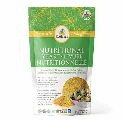 Ecoideas Organic Nutritional Yeast 125g - Yeswellness.com