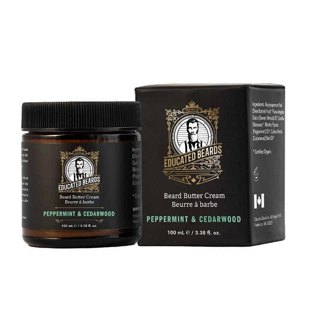 Educated Beards Peppermint & Cedarwood Butter Cream 100mL