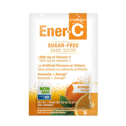 Expires March 2025 Clearance Ener-Life Ener-C Sugar Free Orange 30 pack Box