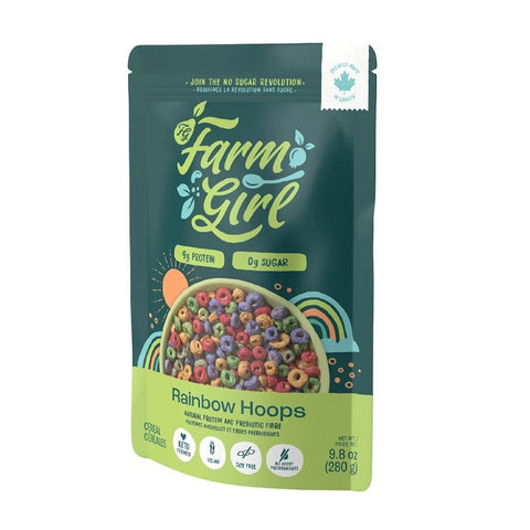 Farm Girl Cereal Rainbow Hoops 280g