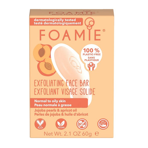 Foamie Cleansing Face Bar Normal To Oily Skin Jojoba & Apricot Oil 80g