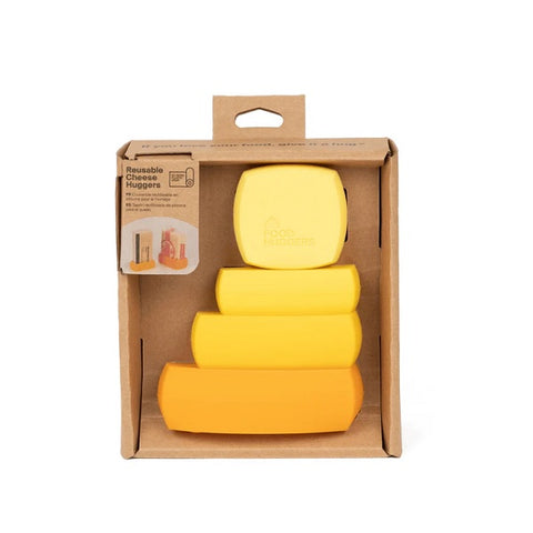 Food Huggers Silicone Reusable Cheese Huggers 4 Count