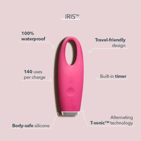 Foreo Iris 2 Eye Massager Fuchsia - YesWellness.com