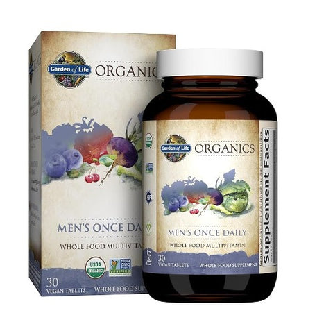 Garden of Life Organics Men's Once Daily Multivitamin - YesWellness.com