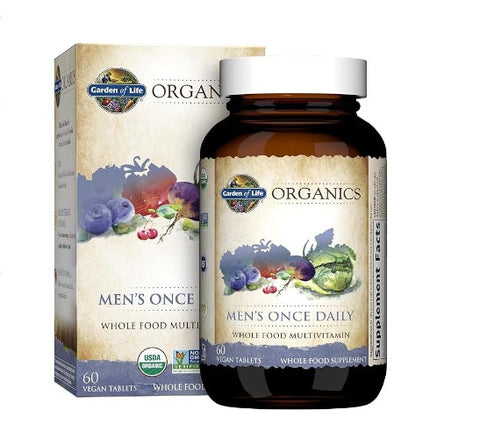 Garden of Life Organics Men's Once Daily Multivitamin - YesWellness.com