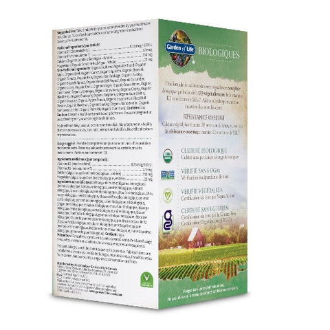 Garden of Life Organics Organic Plant Calcium - 90 Vegan Tablets - YesWellness.com