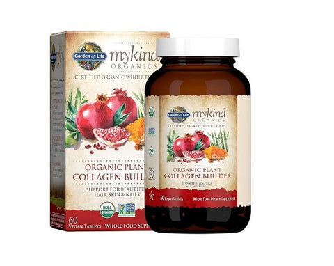 Garden of Life Organics Organic Plant Collagen Builder - 60 Veg Tablets - YesWellness.com