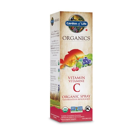 Garden of Life Organics Vitamin C Organic Spray cherry berries