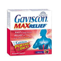 Gaviscon Max Relief Single Dose Portable Packs Chewable Foamtabs 18 Foamtabs