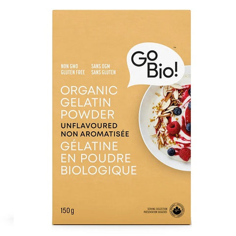 GoBio Organic Gelatin Powder 150g