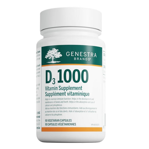 Genestra D3 1000-1000 IU 90 Veg Capsules