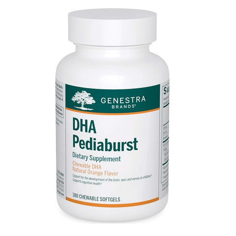 Genestra DHA Pediaburst Chewable DHA Formula Orange 180 Chewable Softgels