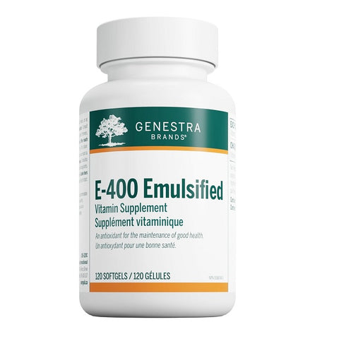 Genestra E-400 Emulsified Softgels (Various Sizes)