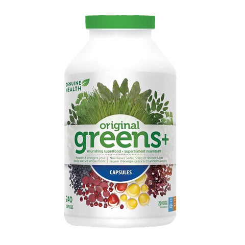 Genuine Health Greens+ Original 240 Capsules