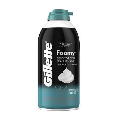 Gillette Foamy Sensitive Shaving Cream 311g
