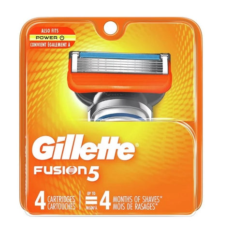 Gillette Fusion5 Men's Razor Blade Refills 4 Cartridges