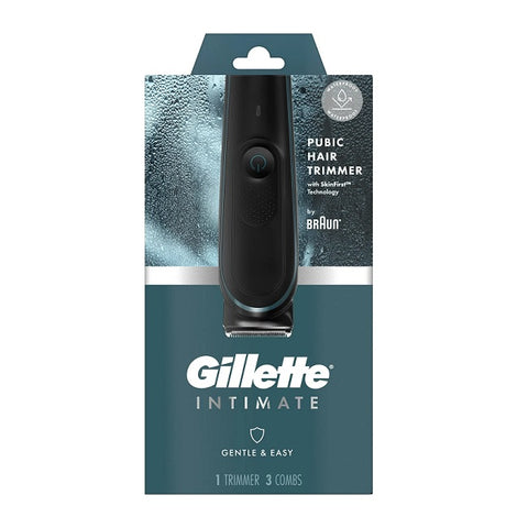 Gillette Intimate Pubic Hair Trimmer 1 Trimmer 3 Combs 