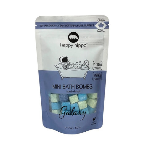 Happy Hippo Mini Bath Bombs 175g  - Galaxy