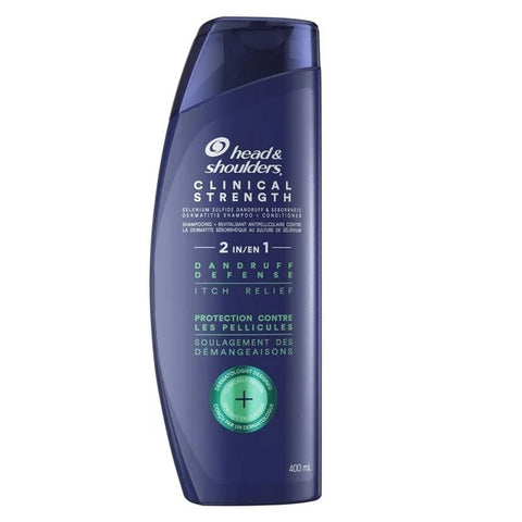 Head & Shoulders Dandruff Defense 2 In 1 Intensive Itch Relief 400mL - YesWellness.com