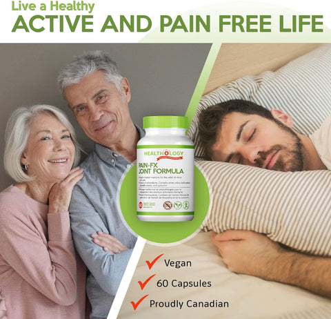 Healthology Pain-Fx Joint Formula 60 Capsules - YesWellness.com