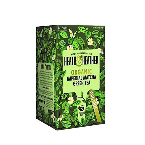 Heath & Heather Organic Imperial Matcha Green Tea 20 Count