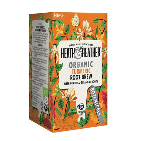 Heath & Heather Organic Turmeric Root Brew 20 Count