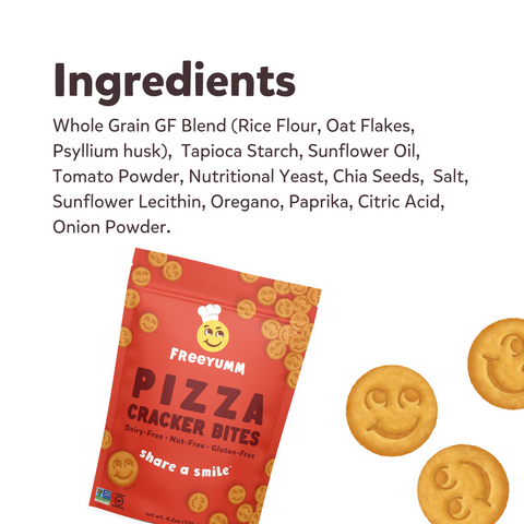 Freeyumm Pizza Cracker Bites 6x120g - YesWellness.com