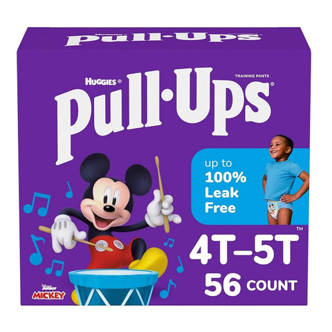 Huggies Pull Ups Training Pants Boys Extra Large 4T-5T 56 Count