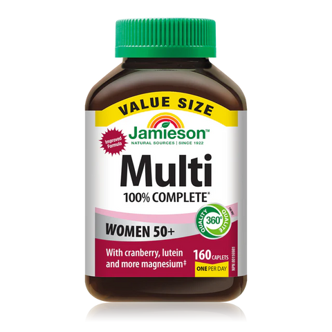 Jamieson Multi Vitamin 100% Complete Women 50+ 160 Caplets