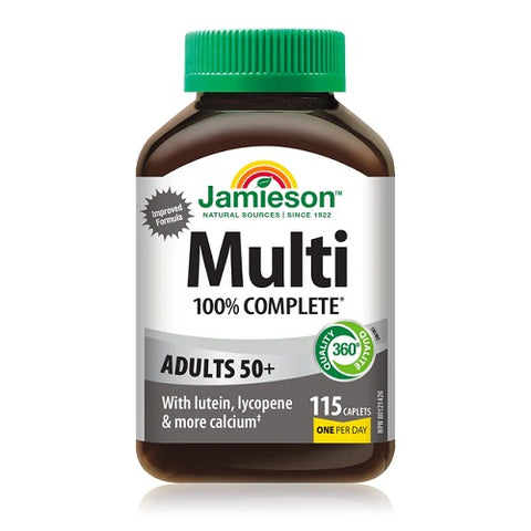 Jamieson Multi 100% Complete Adult 50+ 115 Caplets