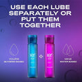 K-Y Yours and Mine Couples Lubricant 2 Bottles x 44mL instructions