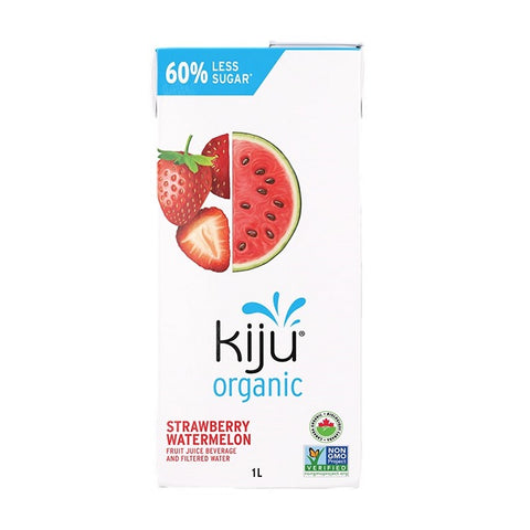 Kiju Organic Less Sugar Strawberry Watermelon 12 x 1L