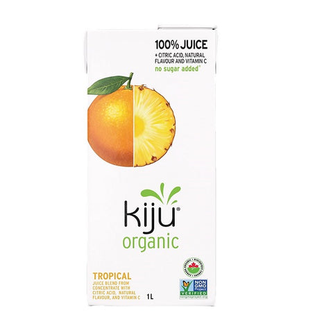 Kiju Organic Less Sugar Mango Pineapple 12 x 1L