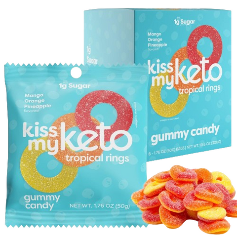 Kiss My Keto Gummies Tropical Rings - Yeswellness