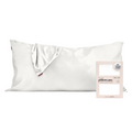 Kitsch Satin Pillowcase - Ivory King Size - Yeswellness