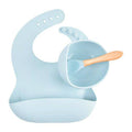 Knute Kids Silicone Bib with Bowl & Spoon Set (Various Colours) - YesWellness.com