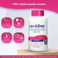 Lax-A-Day Polyethylene Glycol Powder For Oral Solution 