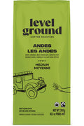 Level Ground Coffee Andes Medium Ground Organic 300g - Yeswellness.com