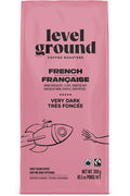 Level Ground Coffee French Very Dark Ground Organic 300g - Yeswellness.com