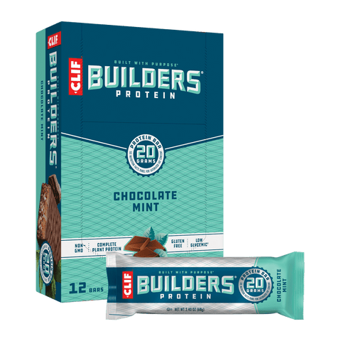 Clif Builders Protein Bar Chocolate Mint 12 x 68g