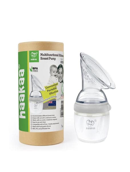 Haakaa Generation 3 Silicone Breast Pump Grey