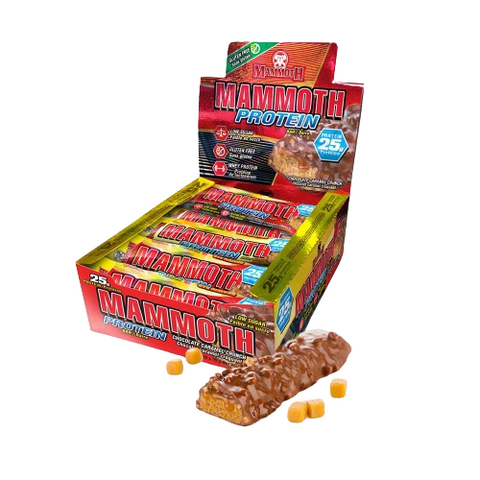 Mammoth Protein Bar Chocolate Caramel 12 Box - Yeswellness