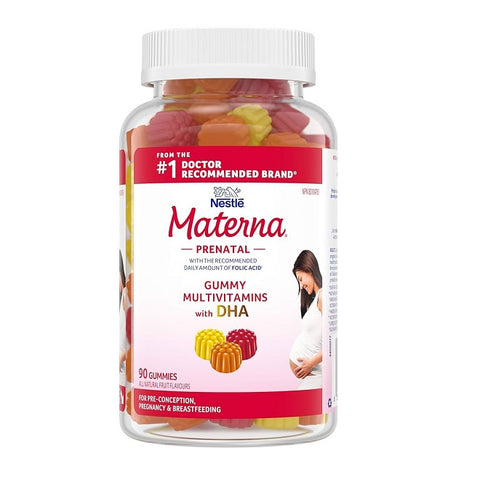 Materna Prenatal Multivitamin with DHA 90 Gummies