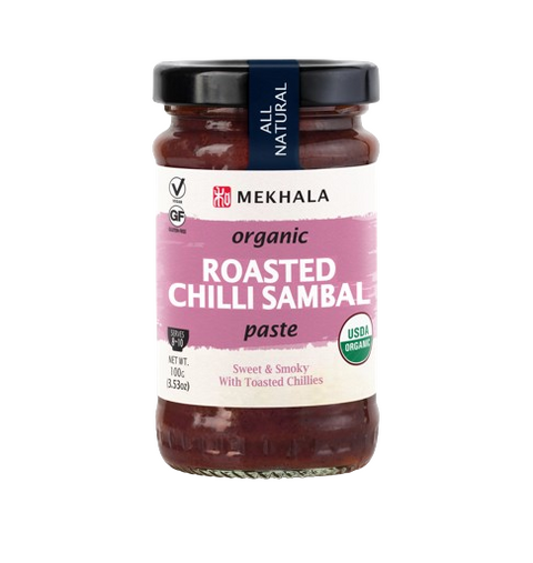 Mekhala Organic Roasted Chili Sambal Paste 100g